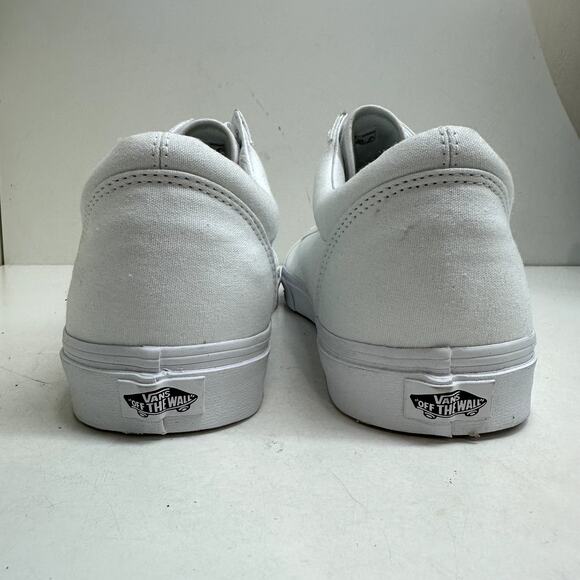 NWOT VANS Canvas Old Skool True Triple White Skate Shoes Men\'s 15 main image 7